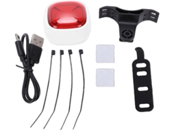 Luz Traseira Recarregável Com Sensor De Freio Para Bicicleta, Ideal