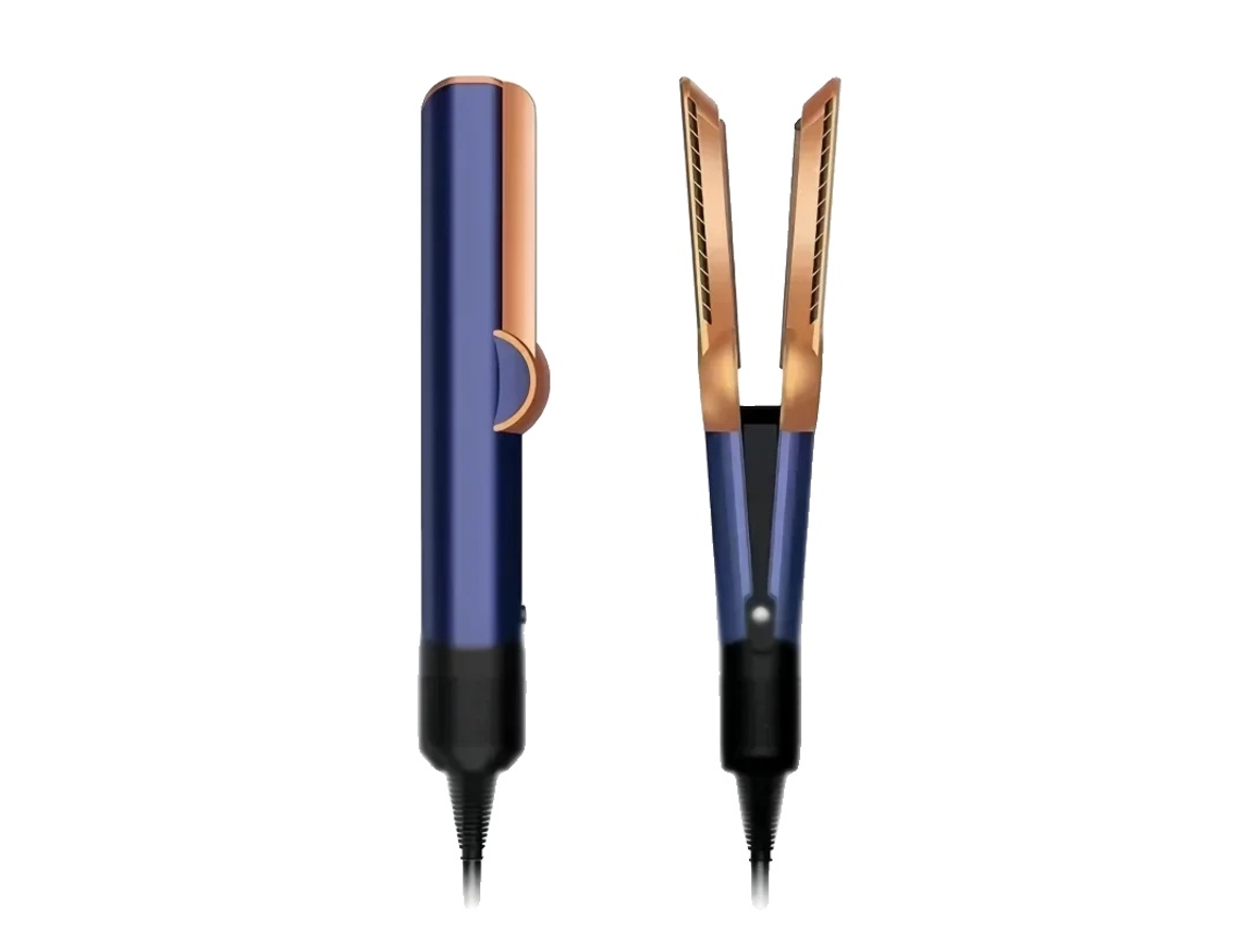 Secador de Cabelo e Prancha, Função 2 em 1, Tecnologia de Íons Negativos, Ouro Azul, Ue OEM