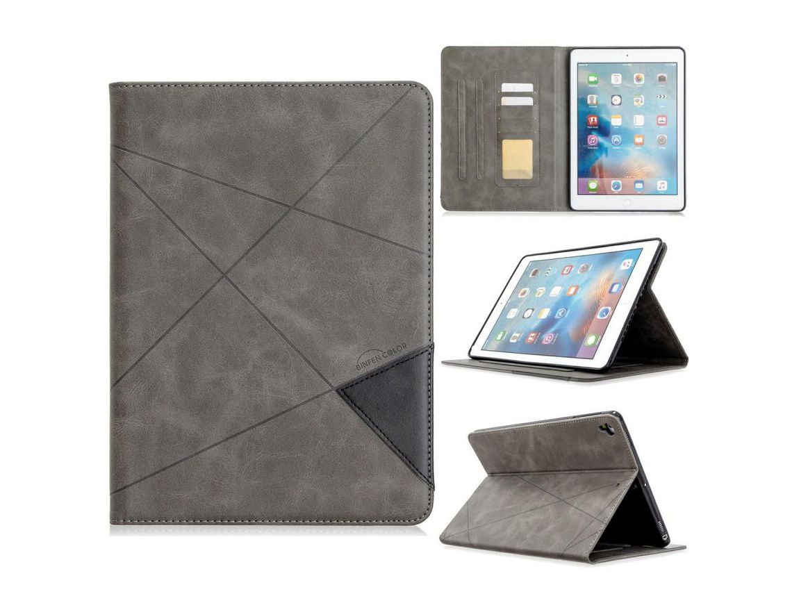 Capa para iPad Air 2/Air (2013)/iPad 9.7 (2018)/(2017)/Pro 9.7 (2016) Cinzento
