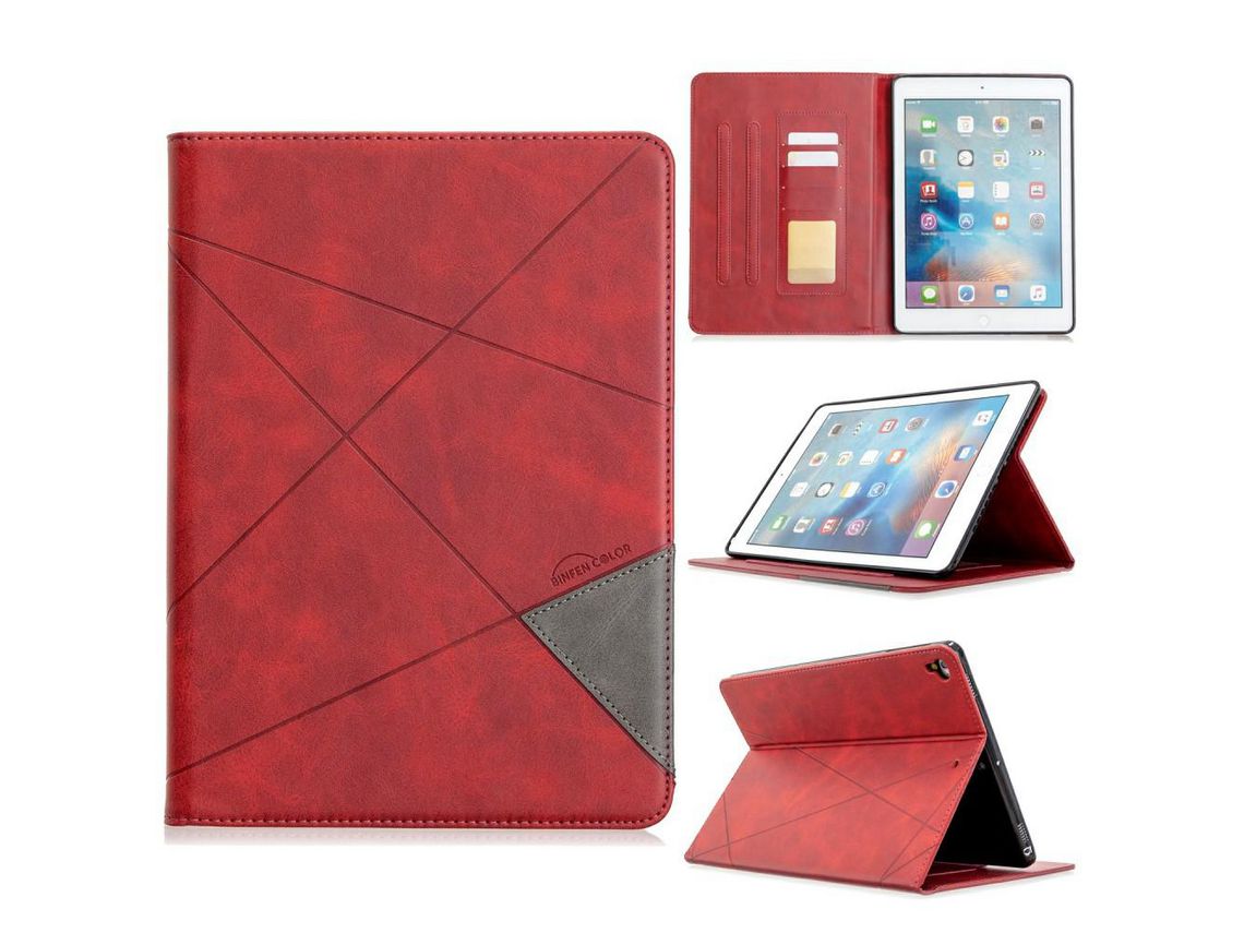 Capa para iPad Air 2/Air (2013)/iPad 9.7 (2018)/(2017)/Pro 9.7 (2016) Vermelho
