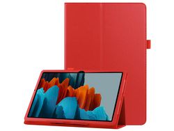 Capa para Samsung Galaxy Tab s7 t870 Vermelho