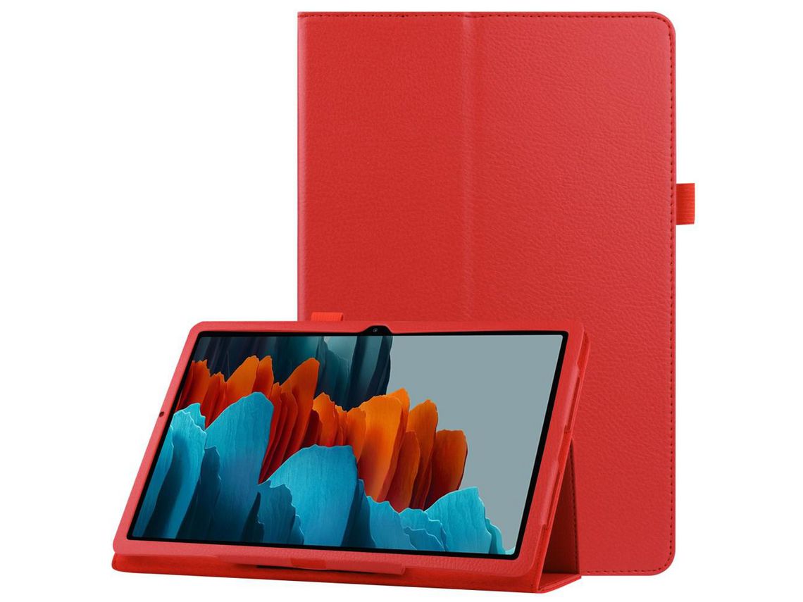 Capa para Samsung Galaxy Tab s7 t870 Vermelho