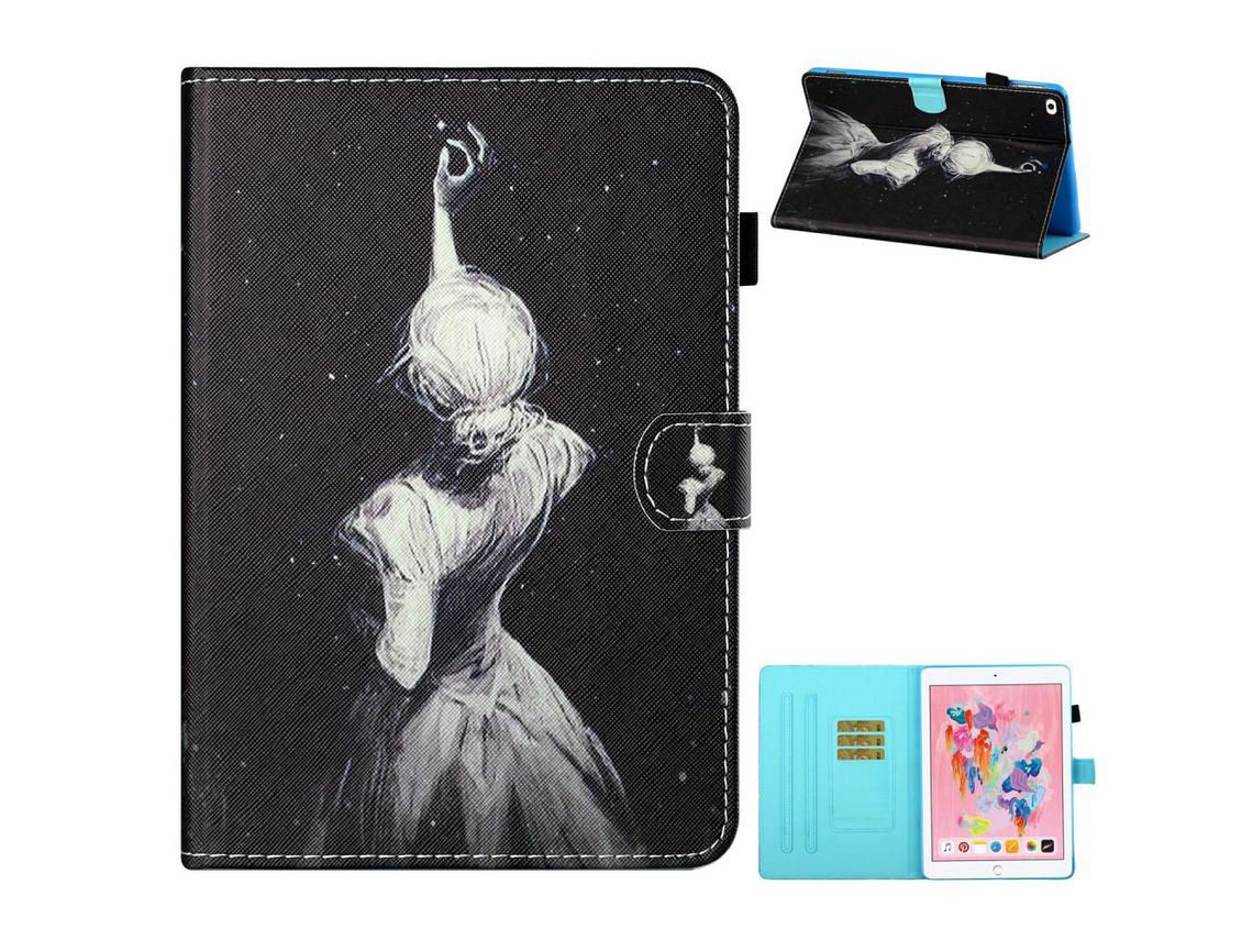 Capa para iPad Air 2/iPad Air (2013)/iPad 9.7 (2017)/iPad 9.7 (2018) Multicor