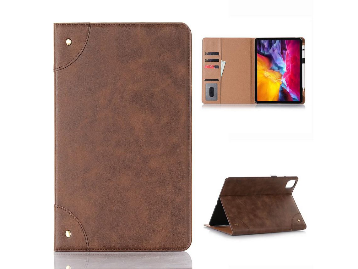 Capa para iPad Pro 11 (2018)/(2020)/Air (2020) Castanho