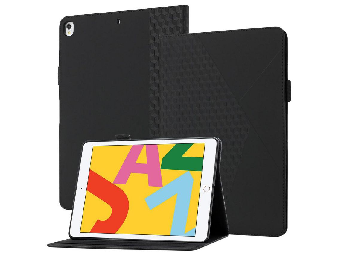 Capa para iPad Pro 10.5 (2017)/iPad Air 10.5 (2019)/iPad 10.2 (2020)/(2019)/(2021) Preto