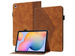 Capa para Samsung Galaxy Tab s6 lite/p610/t615 Castanho