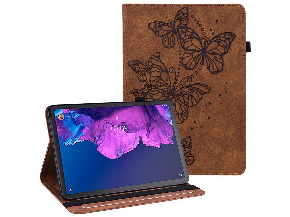 Capa para Lenovo Tab p11 plus Castanho
