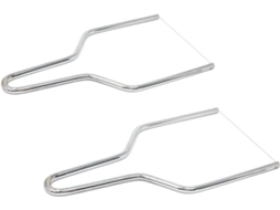 Jogo De 2 Facas Aço Inox Para Cortar Manteiga E Queijo Com Fio. Aquaforge