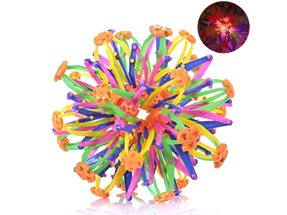 Primerox bola Expandível Esticável para Crianças e Adultos Jogo de Lançar Flor Pequena Esfera Brinquedo