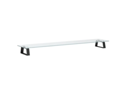 VIDAXL Suporte para Monitor 100X20X8 Cm Vidro Temperado e Metal Preto