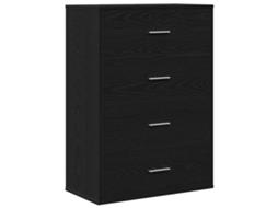 Buffet Carvalho Preto 60x31x84 cm Madeira Processada MAISON EXCLUSIVE