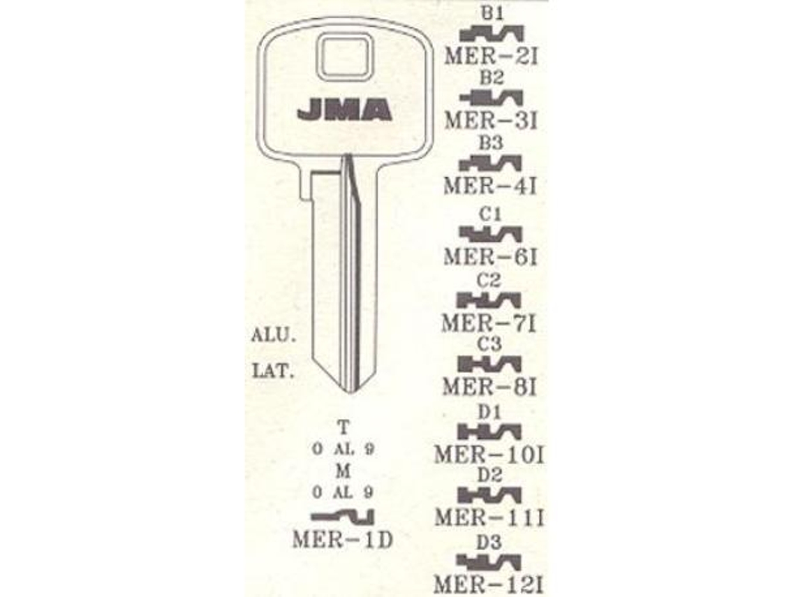 Llavin mer-1d acero c-50