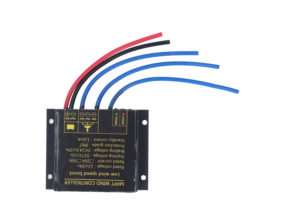Laxiscreed Controlador Mppt À Prova D'água Para Turbina Eólica 12v/24v