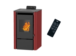 Salamandra A Pellets A Ar Anita 7,6 Kw Bordeaux Sannover