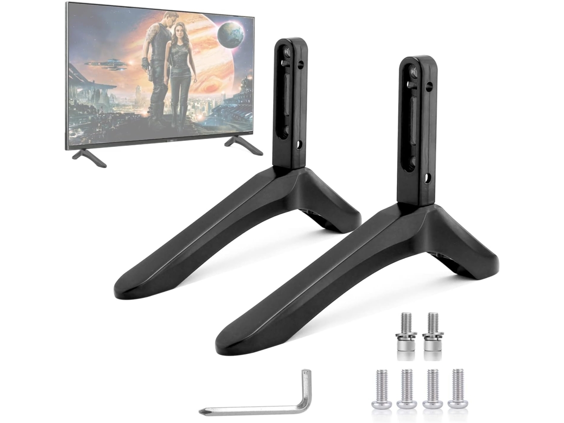 Lurelia Pernas Universais Para Suporte Para Tv, Pernas De Reposição Para Suportes De Mesa Para Tv