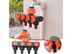 Conector De Mangueira De 4 Vias, Distribuidor Clássico Para Torneiras Externas Com Múltiplas Mangueiras