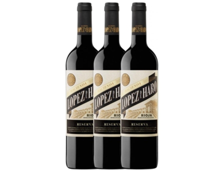 Vinho HACIENDA LÓPEZ DE HARO Hacienda López De Haro Rioja Reserva (1.5 L - 3 unidades)