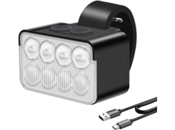 Farol De Bicicleta Para Ciclismo Noturno, Luz Forte, Lanterna Com