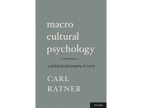 Livro Macro Cultural Psychology de Carl Ratner (Inglês - Capa Dura)
