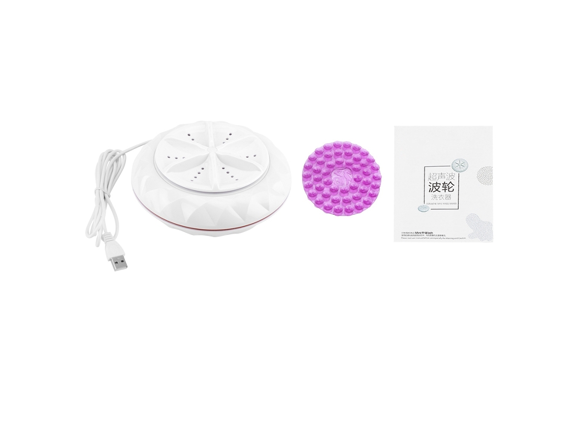 Laxiscreed Máquina Ultrassónica Mini, Limpeza Ultrassónica Portátil E Atualizada Em Cor Vermelha
