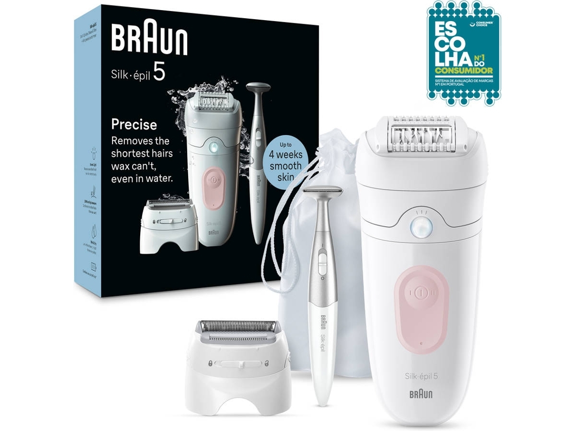 Depiladora BRAUN Silk Epil S5 SE5-230 Plus 1Un (Outlet Grade A - Arranque - Multi-zonas - Recarregável)