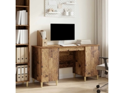 Vidaxl Mesa Madeira Antiga Derivados De Madeira 142,5 X 50 X 75 Cm