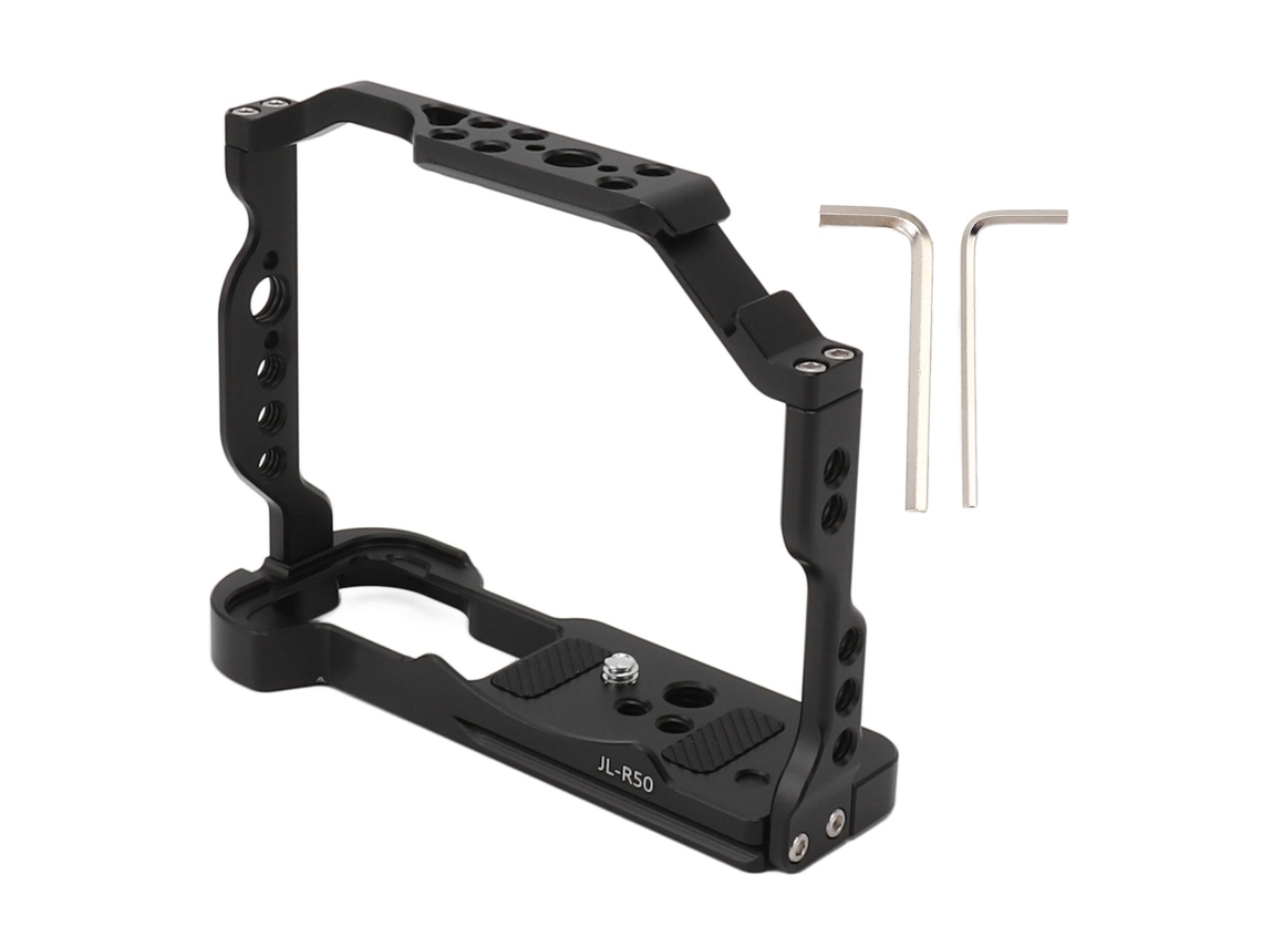 Caja Extensible Para Cámara Con Parafusos 1/4 3/8 De Aluminio Para Vídeo R50