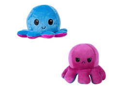 Peluche SZSMART Polvo Reversível Azul e Roxo