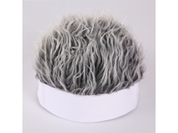 Boné com peruca integrada para homem, bandana com cabelo postiço e chapéu.