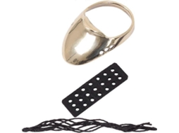 Rebe-anel De Cobre Para Arqueiro Protetor De Polegar Tamanho 20 Dourado Design Ergonômico Para Arqueiro Tradicional Oriental Durável Tamanho 2 Oro