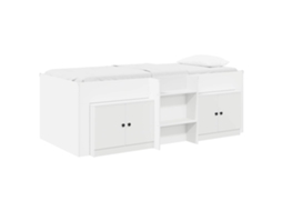 Cama Loft com Armário Porta 3 Pcs Branca MAISON EXCLUSIVE