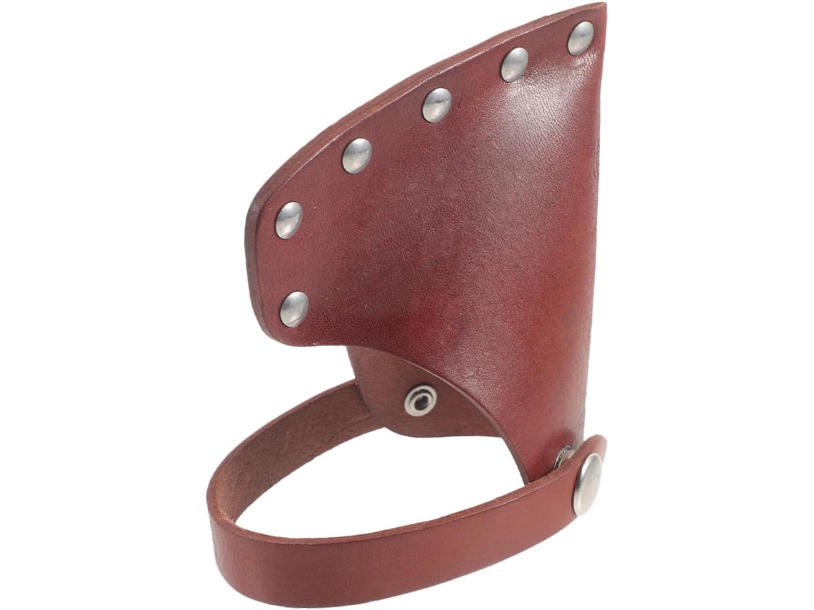 Bainha Portátil De Couro Marrom Para Machado, Ideal Para Camping E Atividades Ao Ar Livre | Zíper