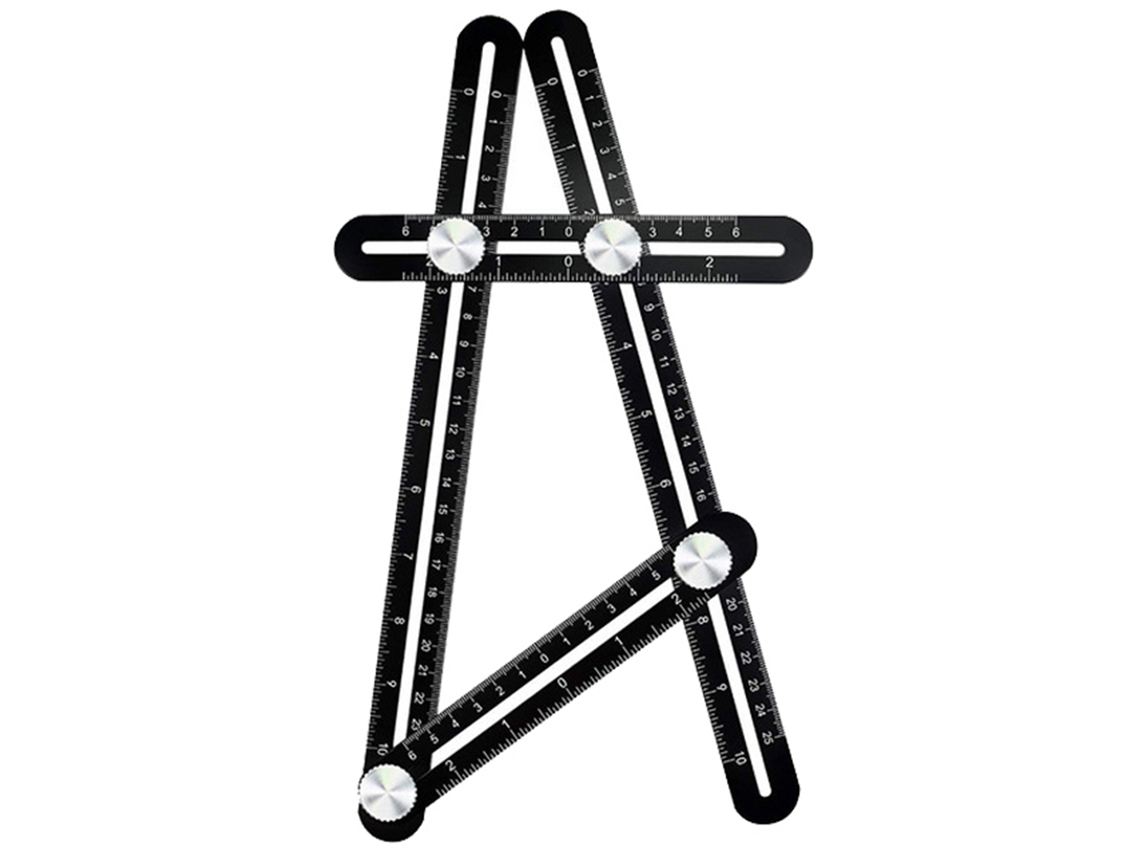 Regua de Medida Folding Ruler Liga de Alumínio