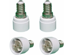Adaptador De Soquete Para Lâmpada, 4 Unidades, Base E14/g4/gu5.3, Para Instalação, Ajuste E Manutenção De Sistemas Elétricos