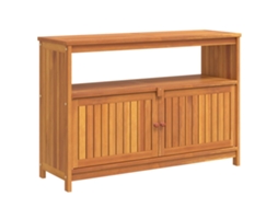 Garden Console Table, Garden Console Tables Vidaxl Marrom Madeira De Acácia (110 X 35 X 75 Cm)