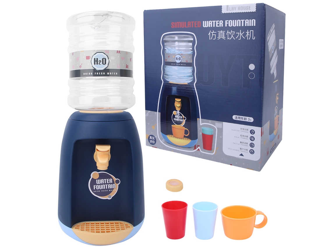 Mali brinquedo de Fontanela de Água Simulada Bebedouro Azul Brinquedo de Fingir para Meninas Cozinha