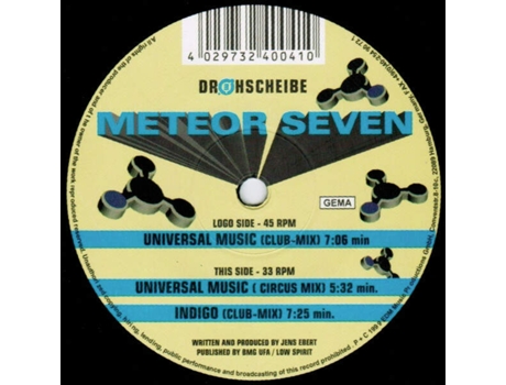 Vinil Universal Music Drehscheibe