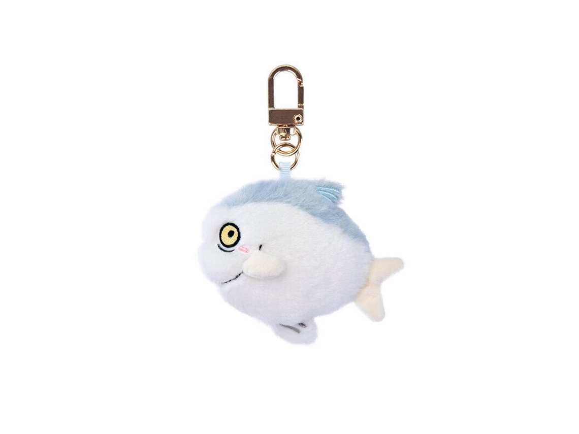 Pingente de Pelúcia em Forma de Saury para Chaveiro e Decoração CHABERLU
