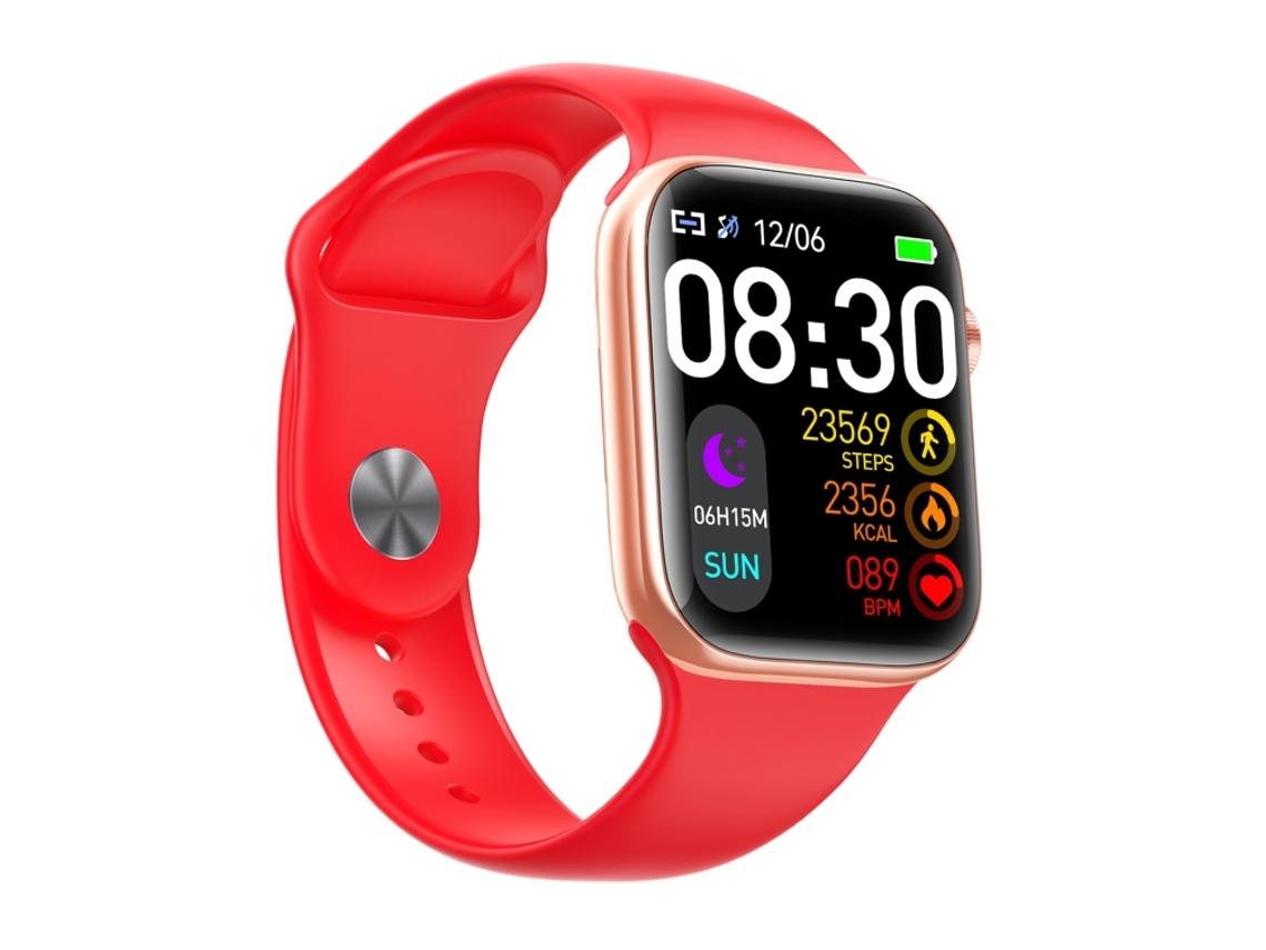 Rastreador De Fitness Inteligente À Prova D'água Com Tela Grande Hd De 1,92 Polegadas Em Aço Inoxidável (cor: Vermelho)