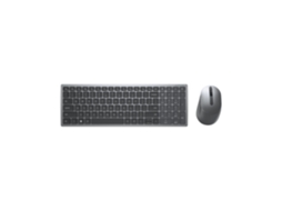 Teclado e mouse DELL Km7120W incluído Rf sem fio Bluetooth Qwerty italiano titânio cinza