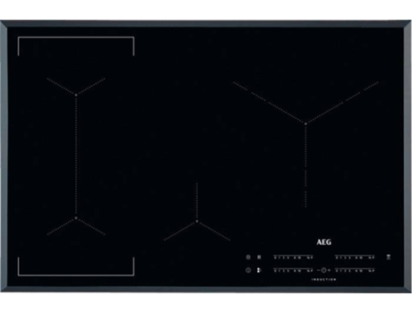 Placa de Indução AEG Hob2Hood IKE84445FB (Elétrica - 78 cm - Preto) — Elétrica de Indução |  Largura: 78 cm