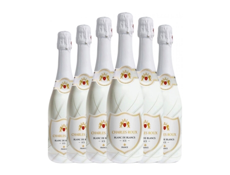 Espumante VEUVE AMBAL Charles Roux Ice Blanc de Blancs Demi-sec Chardonnay Bourgogne (0.75 L - 6 Unidades)