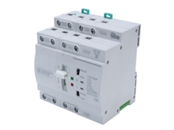Chave De Transferência Automática 4p 63a Mini Ats Fixada Em Rail Din