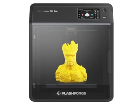 Impressora 3D FLASHFORGE Adventurer 5M Pro Auto Nivelamento 600Mm/S Velocidade Máxima de Impressão Monitoramento de Câmera 220X220X220Mm