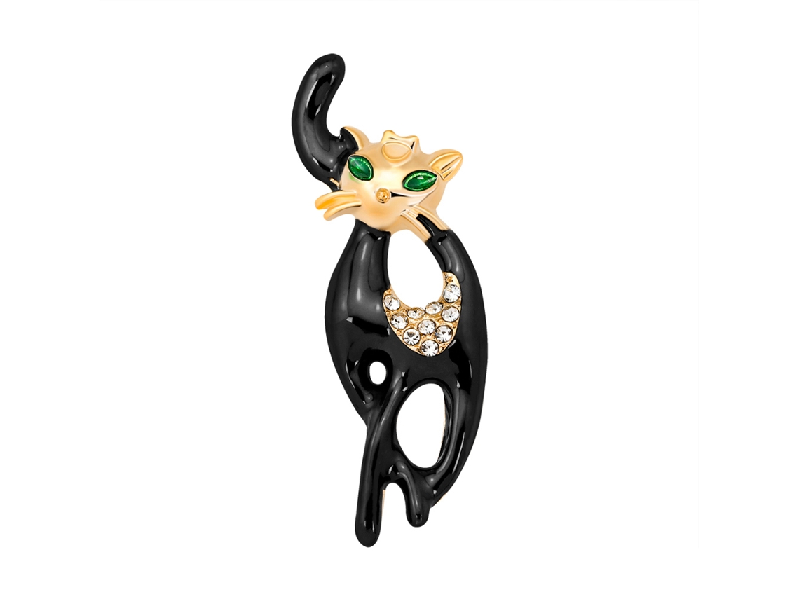 Broche De Gato Charmoso Acessório Decorativo Presente Elegante