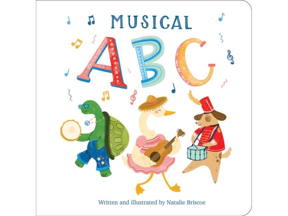 Livro Musical ABC de Natalie Briscoe (Inglês)