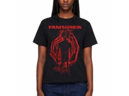 Rockinstone T-shirt Rammstein Band Schwarzer Mann Size:l