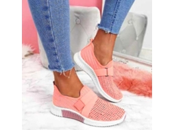 2026 zapatos Slip on para Mujer com Sola Ortopédica, Zapatillas de Moda Plataforma para Caminar, Transpiráveis e Confortáveis