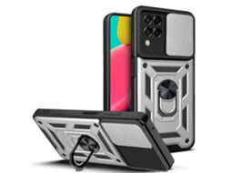 Capa Para Samsung Galaxy M53 5g Com Design De Tampa Deslizante Para Câmera, Feita Em Tpu + Pc.