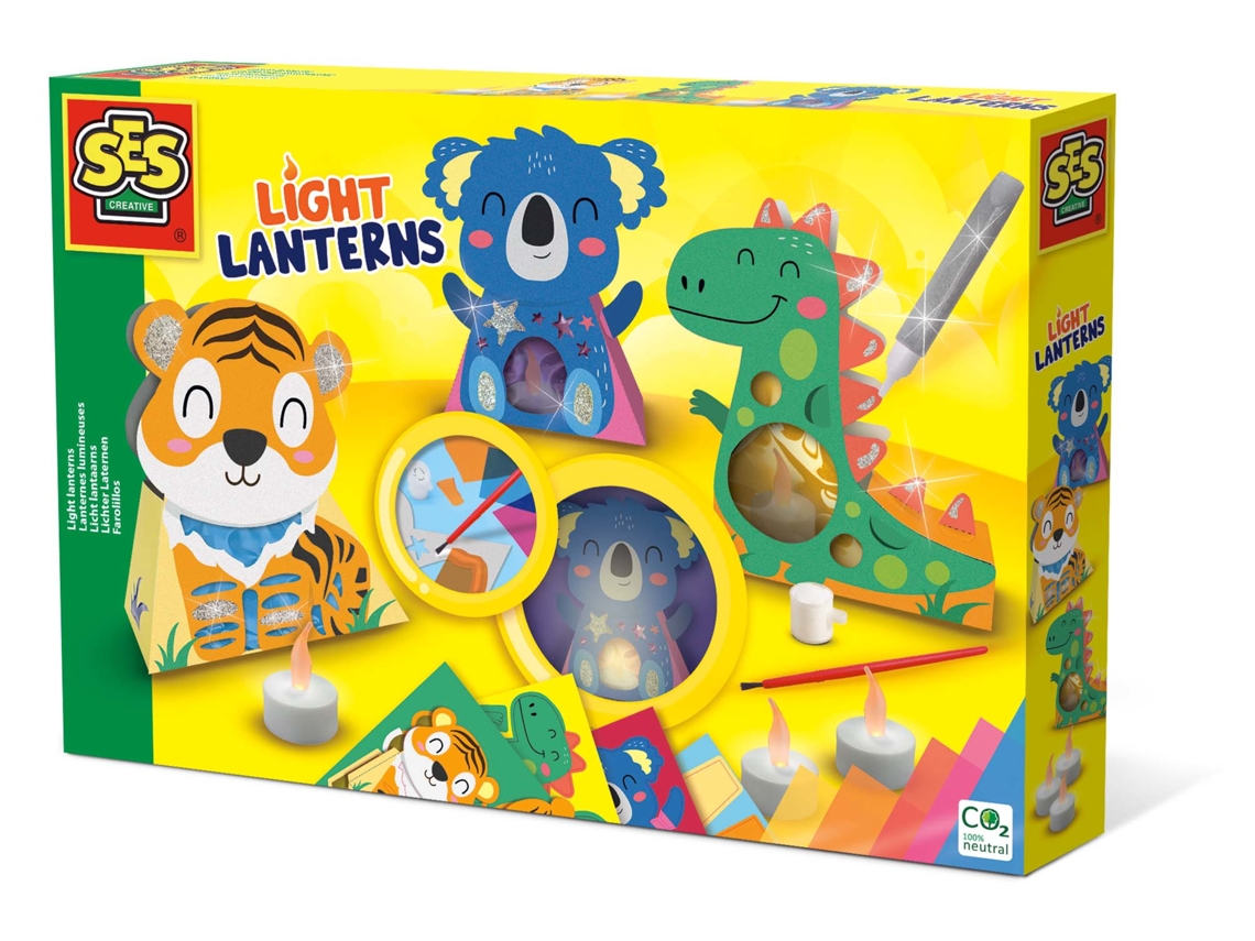 Kit de artesanato para crianças SES CREATIVE lanterns (5 anos)